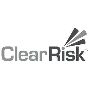ClearRisk logo - grey scale