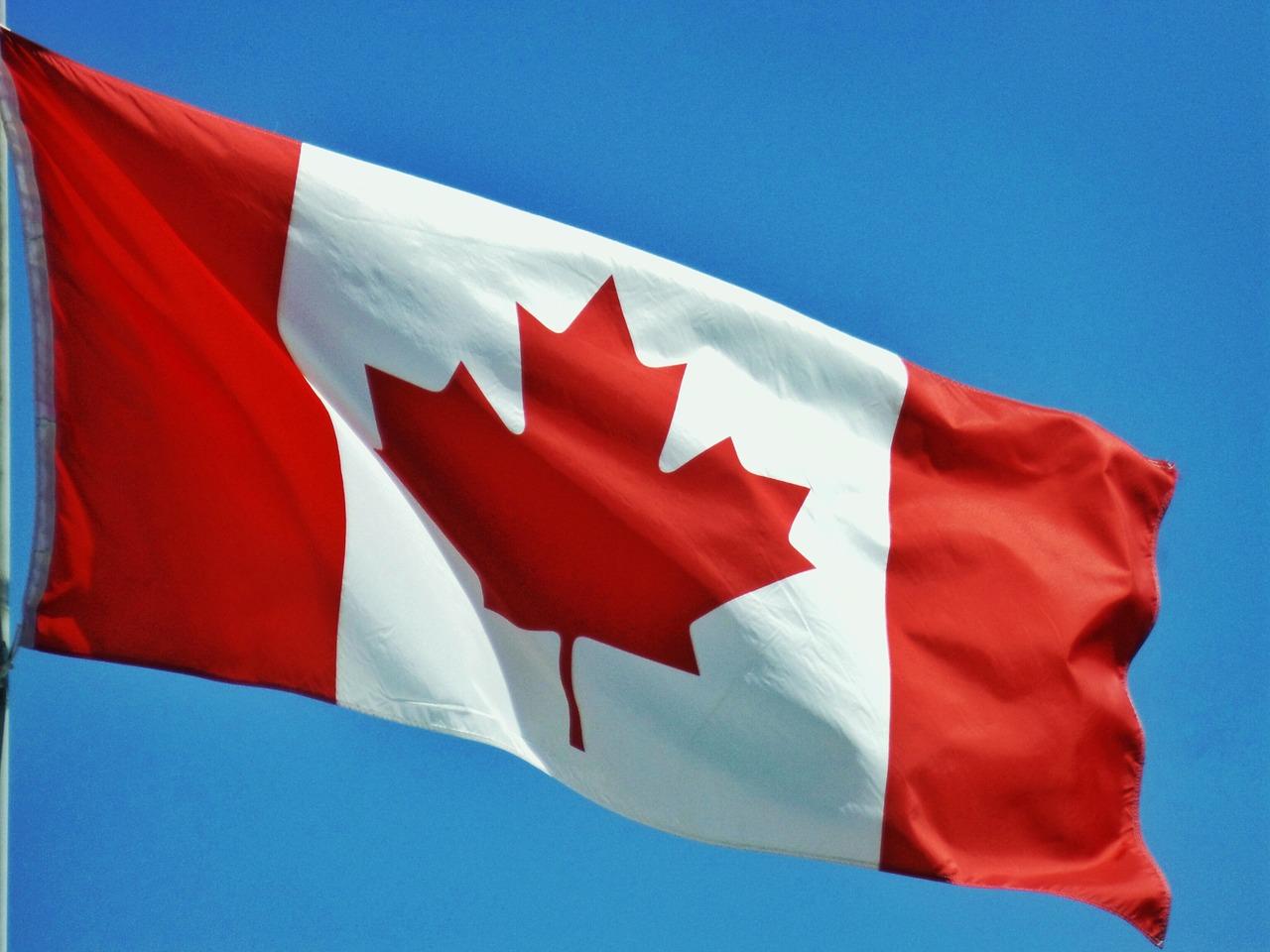 Image of Canadian flag by Jose Miguels from Pixabay