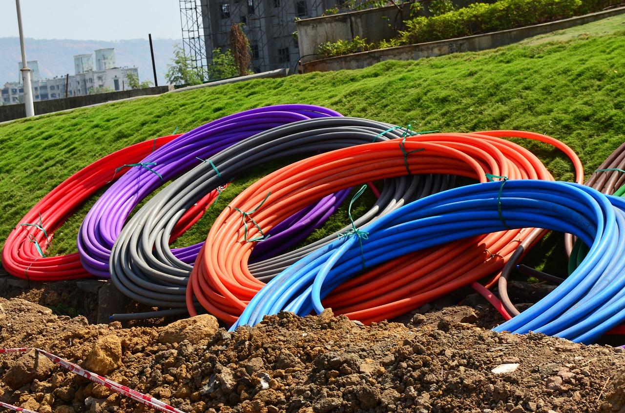 image of different coloured cables