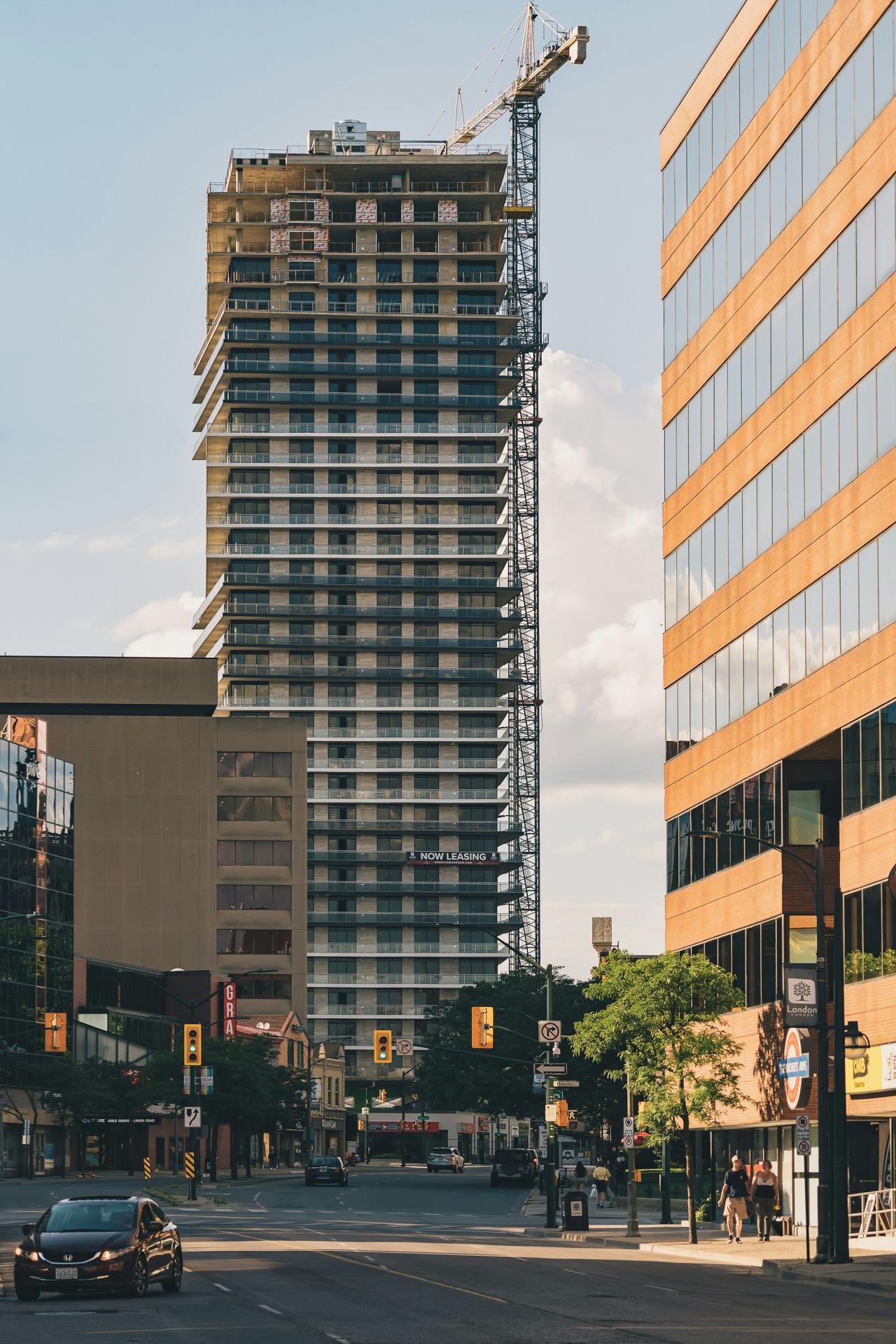 Image of the construction of One Richmond in London Ontario courtesy of Scott Webb