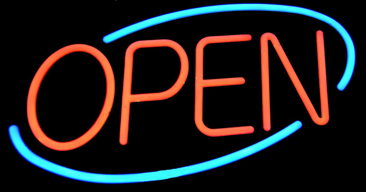 Image of Open sign from Pixabay