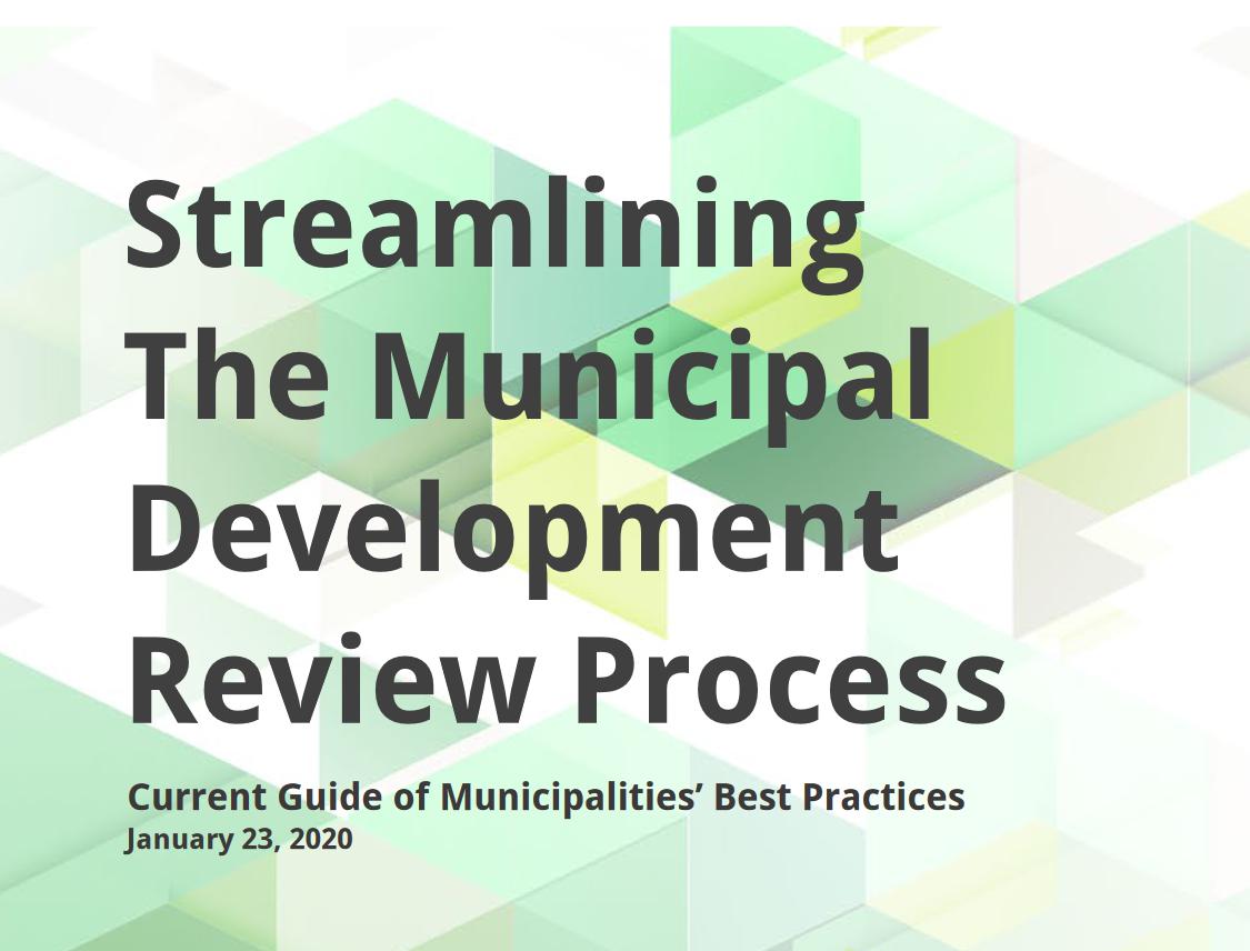 Image of cover of Streamlining report