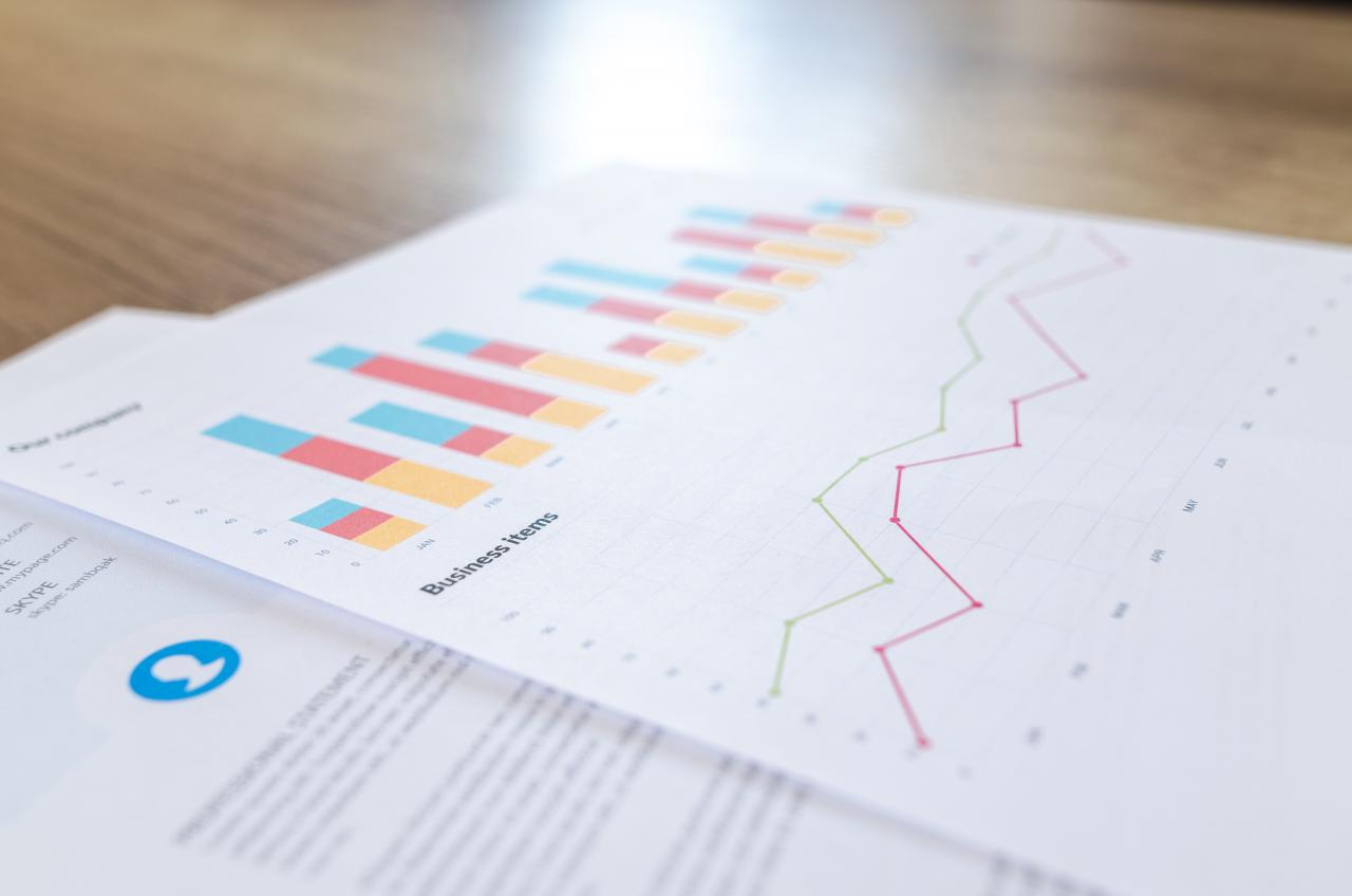 Photo of graphs and spreadsheets courtesy of pixabay