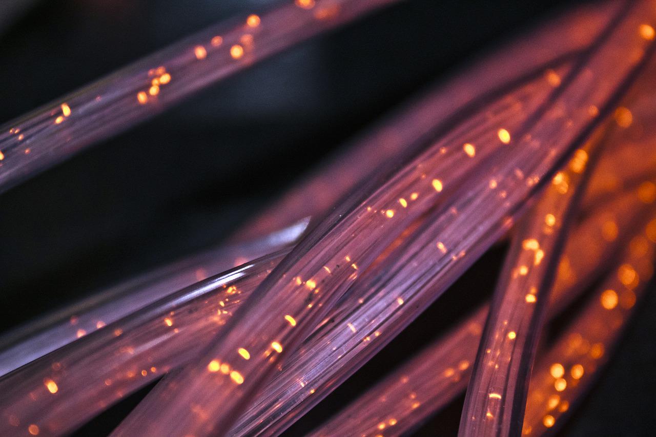 image of internet fibres