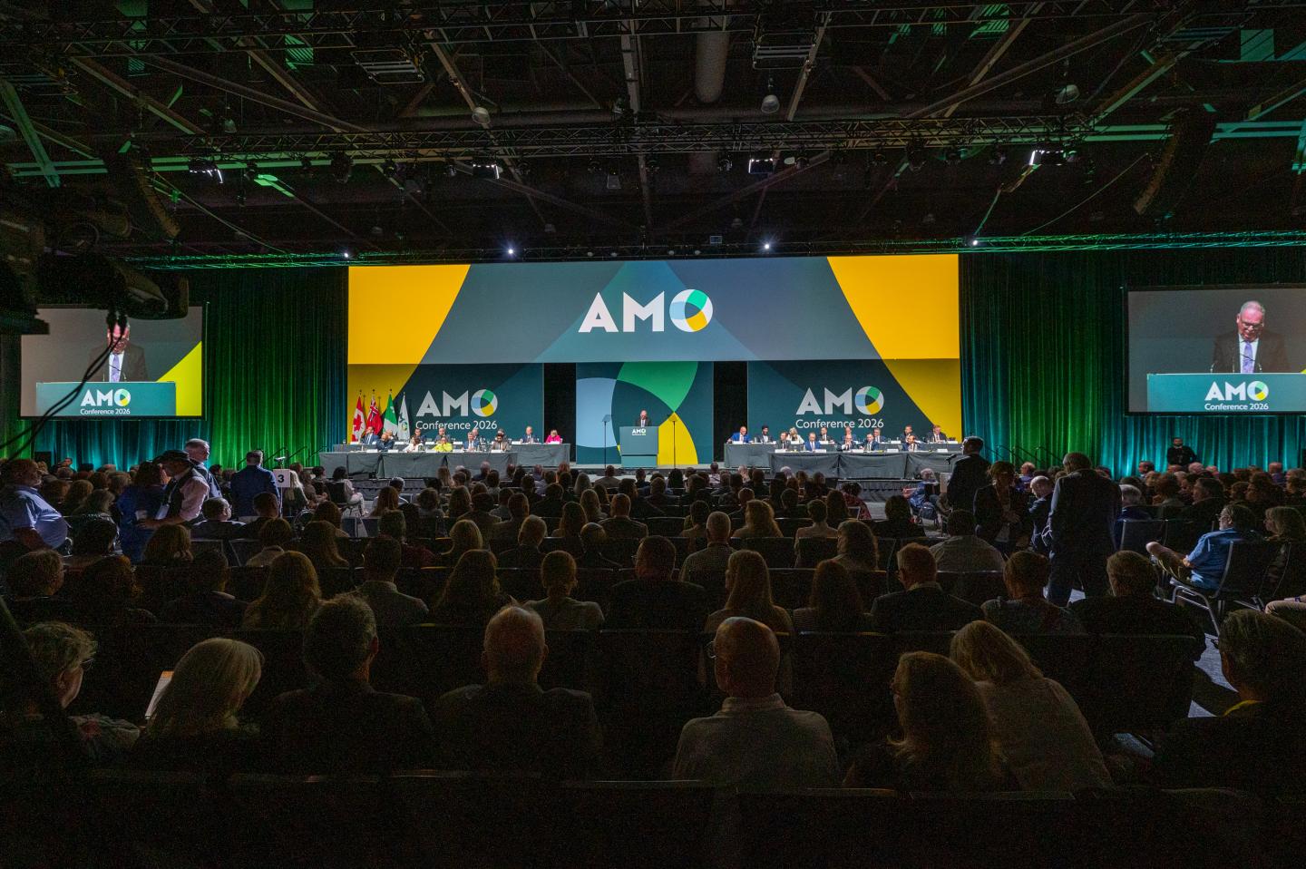 Main stage at the 2026 AMO conference