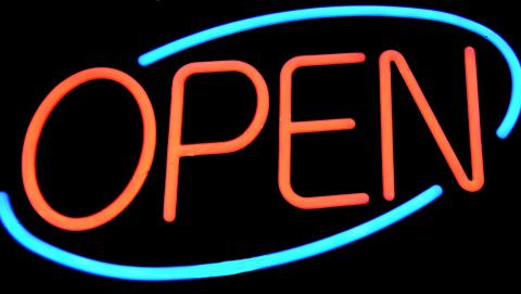 Image of Open sign from Pixabay