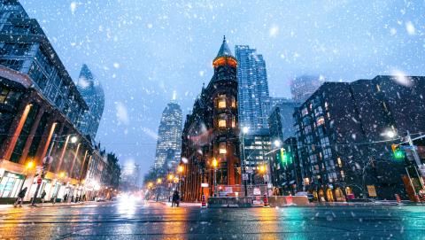 Image of Gooderham Building in Toronto Courtesy of Andre Furtado