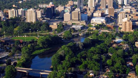 aerial view of cityscape