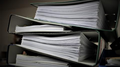 Image of documents from Pixabay