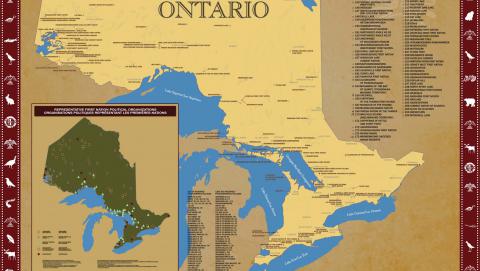Image of first Nations and Treaties map Source: Government of Ontario 